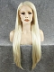 Quite Long Straight Blond Synthetic Lace Front Wig