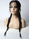 Braided Black Synthetic Lace Front Wig