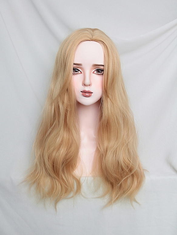 Evahair 2021 New Style Blonde Long Wavy Synthetic Wig