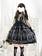 Evahair fashion black lolita dress with bowknot