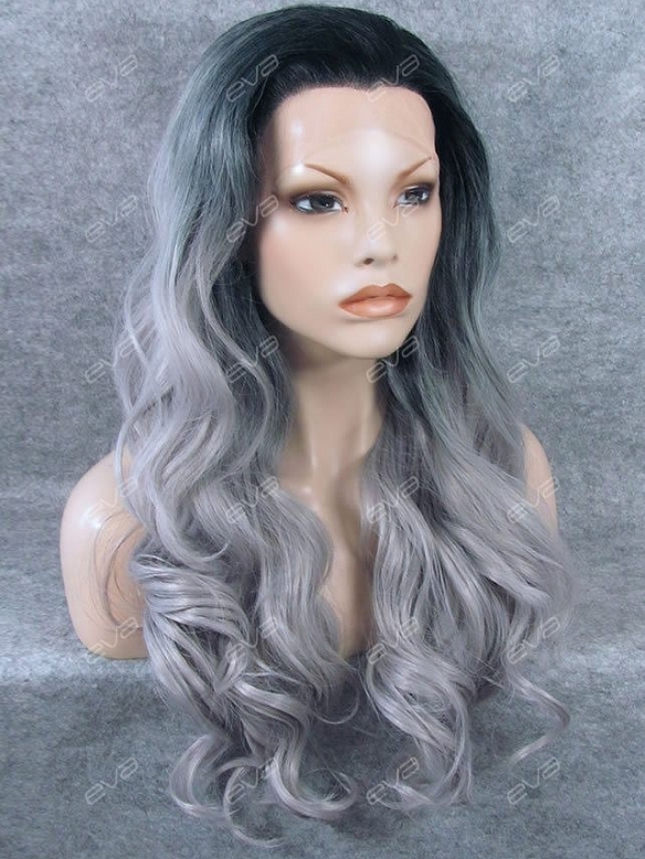 Human Hair Full Lace Wig Curly Ash Brown