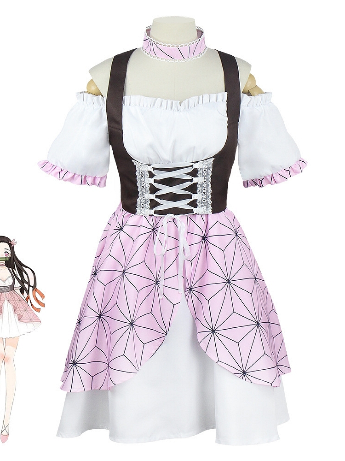 Evahair new style Demon Slayer Kamado Nezuko lolita dress