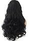 Evahair Fashion Style Sexy Black Long Wavy Synthetic Wig