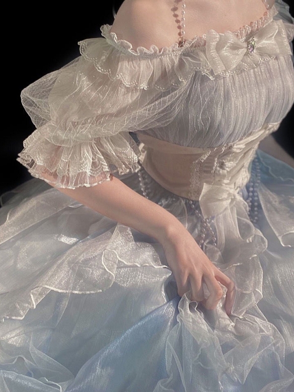 Evahair new style multi layer mesh lolita dress JSK