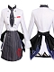 Evahair Genshin X Pizza hut Eula waitress style cosplay costume