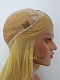 Yellow Blonde Long Straight Synthetic Lace Wig