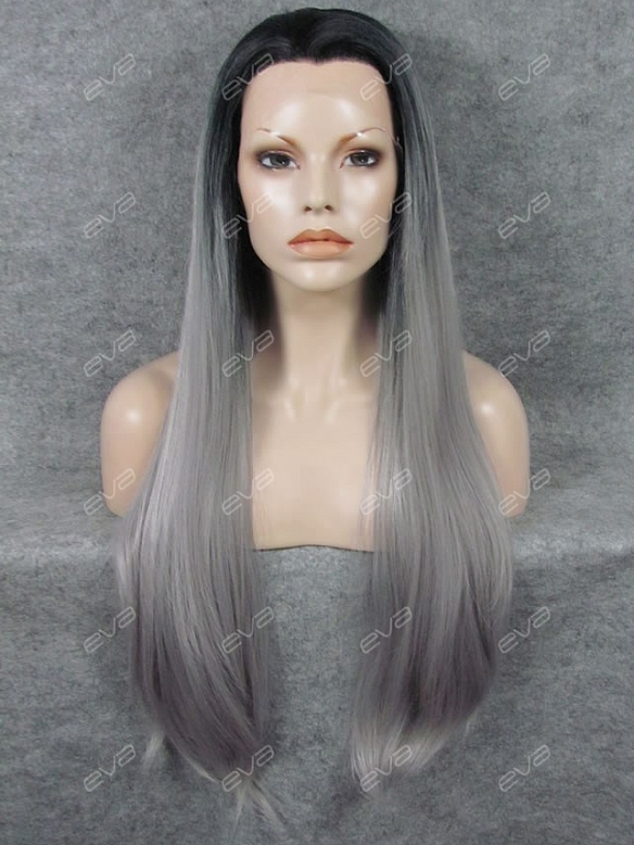 Human Hair Full Lace Wig Curly Ash Brown