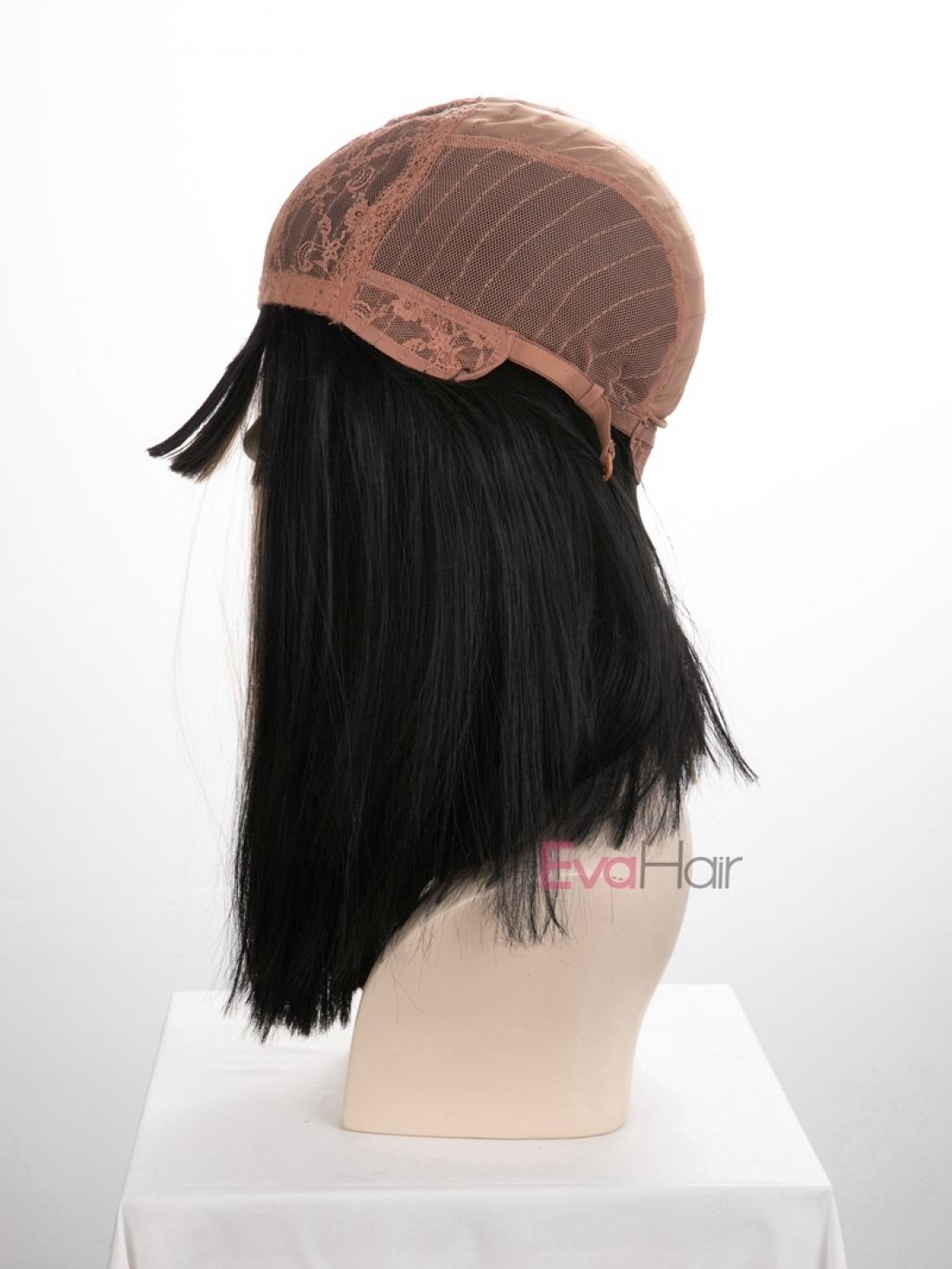 Evahair Half Black and Half Blonde Wefted Cap Straight ...
