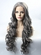 Grey Wavy Synthetic Lace Front Wig