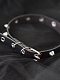 Evahair Gothic Black Rivet Choker