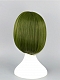 Evahair Cute Green Bob Straight Synthetic Wig with Bangs