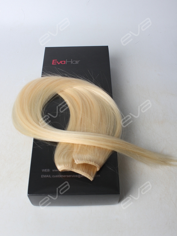In stock - #613 Blonde Human Hair Clip In Hair Extension 