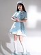 Evahair nurse style sky blue lolita dress