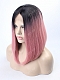 EvaHair Rouge Pink Angled Cut 2017 New Style Synthetic Wig 