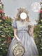 Evahair fashion floral printed short sleeve lolita dress