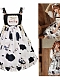 Evahair new style cow pattern printed cute lolita dress JSK