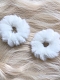 Evahair 2021 New Style Cute White Furry Hair Ring