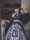 Evahair Egyptian Anubis style black lolita dress