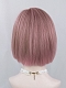 Evahair 2021 New Style Cute Pink Bob Straight Synthetic Wig with Bangs