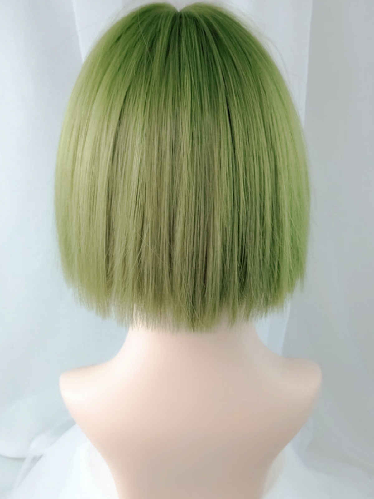 Evahair Cute Green Bob Synthetic Wig with Bangs