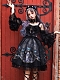 Evahair Dark Gothic style vintage black lolita dress