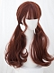 Evahair 2021 New Style Ginger Brown Long Synthetic Wig with Bangs