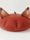 Kawaii Mori Fox-Ears Beret Hat