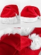 Evahair Red and White Mixed Color Christmas Furry Hat