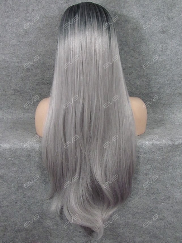 Human Hair Full Lace Wig Curly Ash Brown