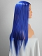 Evahair Blueberry Long Straight Synthetic Lace Front Wig