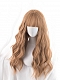 Evahair Chestnut Long Wavy Synthetic Lace Front Wig With Bangs