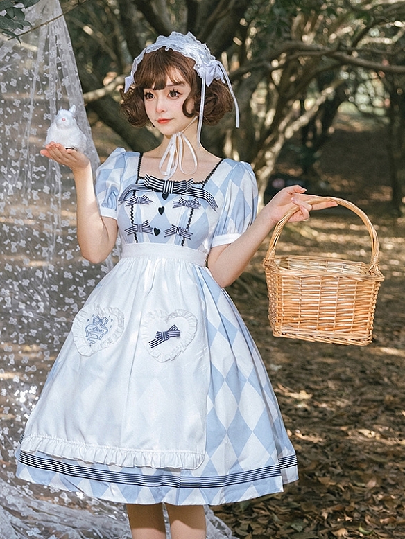 Evahair super cute maid style lolita dress