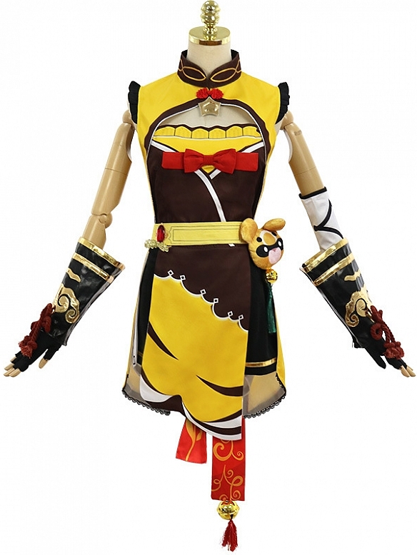 Evahair fashion Genshin Xiangling cosplay suit