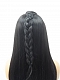 Evahair 2021 New Style Yaki Long Straight Part Braided Synthetic Lace Front Wig