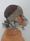 Granny Grey Curly Short Synthetic Lace Front Wig