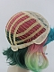 New Arrival Hidden Rainbow Color Teal Bob Synthetic Wig