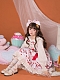 Evahair fashion strawberry printed pink lolita dress JSK