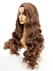 Evahair Fashion Style Brown Long Curly Synthetic Wig