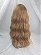 Evahair 2021 New Style Limited Blonde Long Wavy Synthetic Wig with Bangs