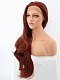 Reddish Brown Synthetic Lace Front Wig with Popular Wavy Style