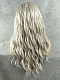 Grey Water Wave Long Synthetic Lace Front Wig