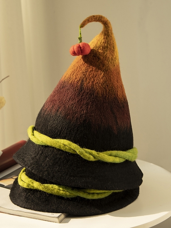 Pumpkin Woollen Hat