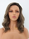 Ash Brown Shoulder Length Slight Wavy Synthetic Lace Front Wig