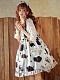 Evahair new style cow pattern printed cute lolita dress JSK