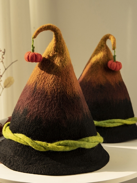 Pumpkin Woollen Hat