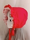 Lolita French cute vintage girl red hat