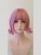 Evahair 2021 New Style Pink Bob Short Straight Synthetic Wig with Bangs