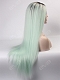 Preorder - Kylie Jenner Inspired Pastel Blue Ombre Long Straight Synthetic Lace Front Wig