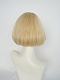 Evahair Golden Short Straight Synthetic Wig with Bangs