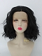 EvaHair Classical Black Wavy Bob Synthetic Lace Front Wig